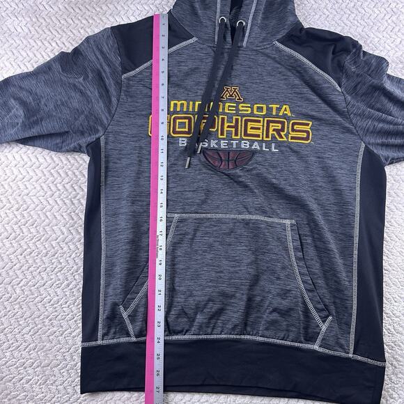 Minnesota Golden Gophers Basketball Women’s Medium Embroidered Hoodie Sweatshirt - Picture 8 of 11
